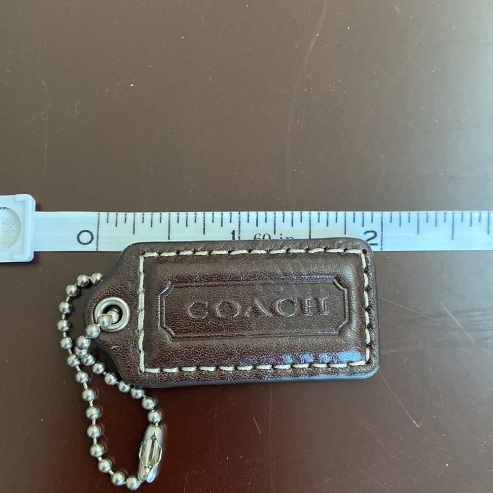 Coach Key Fob Charm brown - Picture 3 of 4